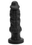 Dildo vibrante Orc Hidden Desire Extreme nero con base a ventosa