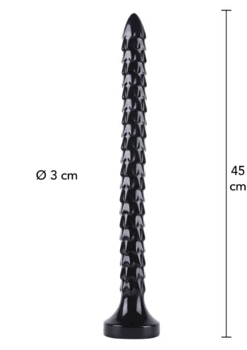 Anal Snake 45 cm Hidden Desire Extreme con quote: 3 cm di diametro e 45 cm di lunghezza
