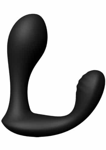 Bullseye Prostate Plug di profilo: braccio interno e braccio perineale