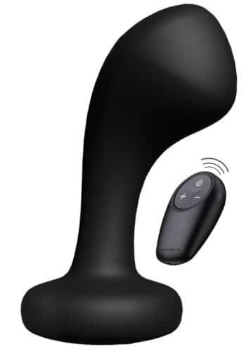 Bullshead Power Anal Plug nero con telecomando senza fili