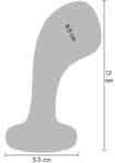 Bullshead Power Anal Plug nero con telecomando senza fili