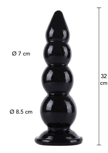 Buttplug Balls 32 cm Hidden Desire Extreme con quote: da 7 cm a 8,5 cm di diametro
