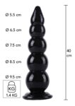 Buttplug Balls 40 cm Hidden Desire Extreme con quote: 5,5 – 6,5 – 7,5 – 8,5 – 9,5 cm e peso 1,4 kg