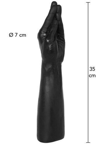 The Hand Fucker Hidden Desire Extreme nero, 35 cm di lunghezza totale con quote
