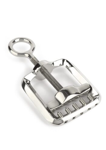 Ball Crusher V2 Mr. Steel di tre quarti: telaio in acciaio con cinque punte regolabili a vite sulla barra inferiore